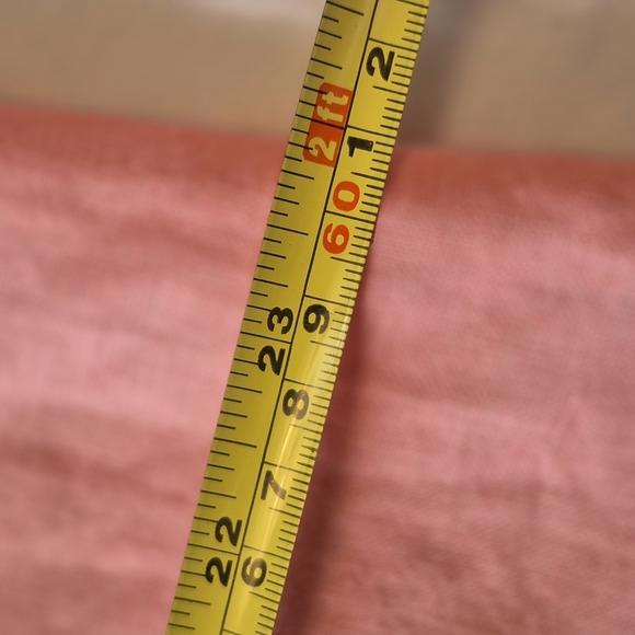 Salmon Button-Up Tunic Blouse With Delicate Accents Xl - Picture 11 of 16